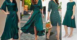 Green Dresses |Casual Green Dress Collection |Elegant Dark Green Dresses For All Events and Seasons