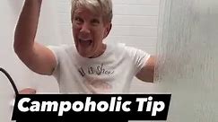 Campoholic Tip of the day! The RV shower door track is nasty! We show you an easy way to get the standing water out of the shower door track and get it cleaned. #thecampoholics #rvhack #rvtips #rvtipsfornewbies #cleaningtips #rvshowerdoor #showerdoortrack #mobilehome #rvlife #rvliving #camperhack #camperlife #traveltrailer #5thwheel #toyhauler #GDRV4Life #momentum | The Campoholics