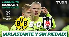 Highlights | Dortmund 5-0 Besiktas | Champions League 21/22 - J6 | TUDN