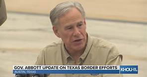 Governor Greg Abbott addresses Brownsville, Texas crash at bus stop that killed 8