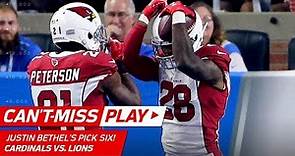 Justin Bethel's Huge Pick Six! | Can't-Miss Play | NFL Week 1 Highlights