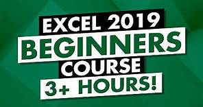 Microsoft Excel Tutorial: 3-Hour MS Excel 2019 Course for Beginners!