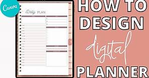 Design a Hyperlinked Digital Planner using CANVA and PowerPoint | DIGITAL PLANNER TUTORIAL