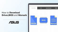 How to Search Driver,BIOS and Manuals? | ASUS SUPPORT