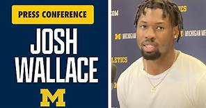 Josh Wallace On Why He Chose Michigan, Mike Sainristil, Transition To Big Ten | Michigan Football