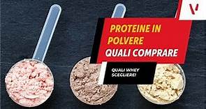 Le migliori proteine in polvere: quali scegliere