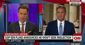 Jeff Flake explains decision to retire (Full interview with Jake Tapper)