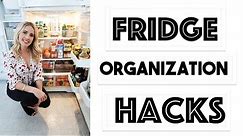 ORGANIZE: 10 EASY HACKS to Organize Your Fridge! | Making the Most of Our Small Kitchen