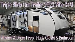 2023 Vibe 34XL Triple Slide Out Travel Trailer by Forestriver RV @ Couchs RV Nation a RV Wholesaler