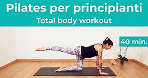 Pilates base - Pilates per principianti - Total body workout | 40 minuti | Pilates a casa