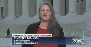 Washington Journal-Kimberly Robinson on Opening of 2022-23 Supreme Court Term