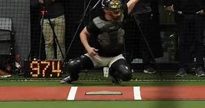 Tread Performance Coach Scott Firth with the top velo of our Pro Day Event at 98.1 mph and some sliders at 90.💪 #Baseball