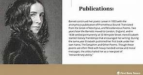 The Biography of Elizabeth Barrett Browning