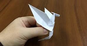EASY PAPER DRAGON (How To Fold an Origami Dragon Simple & Easy)