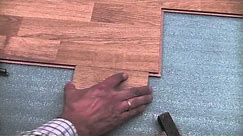 Pergo Laminate Flooring Installation Trick. Home Improvement.