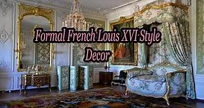 Louis XVI style is known for its classical ornamentation and motifs.