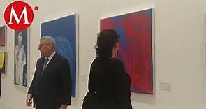 Inauguran exposición de pinturas de Don Miguel Alemán Valdés