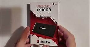 Kingston XS1000 SSD - unboxing
