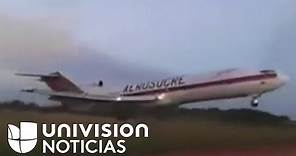 La tragedia del accidente del avión carguero en Colombia relatada en imágenes