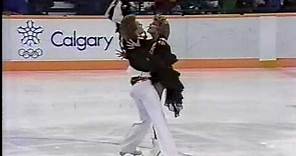 Bestemianova & Bukin Бестемьянова и Букин (URS) - 1988 Calgary, Ice Dancing, OSP (US ABC)