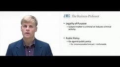 Lawful Purpose for Contracts - Explained