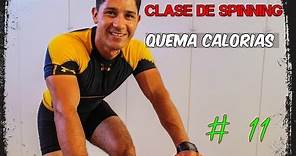 Clase de Spinning en Español completa #11 Quema calorías música electrónica