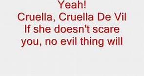 Cruella De Vil Lyrics