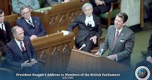 President Reagan's Address to Members of the British Parliament 6/8/82