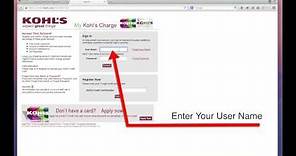 Kohl's Charge Card Bill Payment - MyBillCom.com