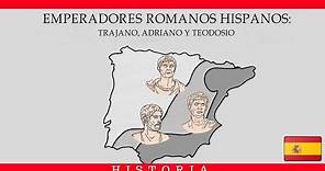 #EmperadoresRomanos Hispanos: Trajano, Adriano y Teodosio 🏛️🇪🇸