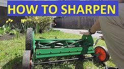 Push Reel Mowers: How to Sharpen, Scotts Classic 20 Inch, Sharpening Kit with Compound and Crank