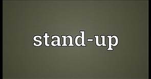 Stand-up Meaning