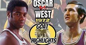Oscar Robertson vs. Jerry West | True Highlights (Offence, Defence, Missed Shots, etc)