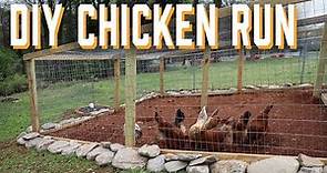 DIY Chicken Run