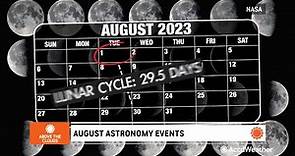 August to feature 2 of the top astronomy events of 2023!