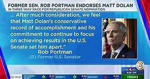 Rob Portman Endorses Matt Dolan for U.S. Senate (WCMH TV | 3.9)