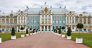 Catherine Palace and Peterhof Gardens in St. Petersburg, Russia