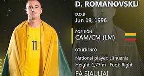 Daniel Romanovskij ● CAM / CM (LM) ● Football CV 2022