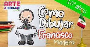 Como dibujar a FRANCISCO I. MADERO - Revolución mexicana para niños