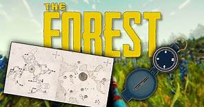MAP & COMPASS Location Guide - The Forest (PC/PS4/PS5) 2022