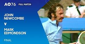 John Newcombe v Mark Edmondson | Australian Open 1976 Final
