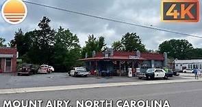 Mount Airy, North Carolina! Drive with me through a North Carolina town!