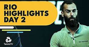Garin Clashes with Coria; Baez, Paire in Play | Rio Open 2022 Highlights Day 2