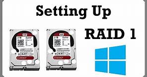 How to Set Up RAID 1 Between 2+ SATA Drives in Windows Disk Management