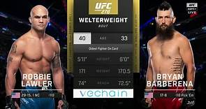 Robbie Lawler vs Bryan Barberena Full Fight UFC 276 Part 1