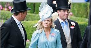 Peter Phillips and girlfriend Lindsay Steven enjoy double date at Royal Ascot with Mike and Zara Tin