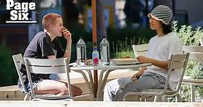 Angelina Jolie, Brad Pitt’s daughter Shiloh, 17, debuts pink buzzcut during lunch with friend in LA