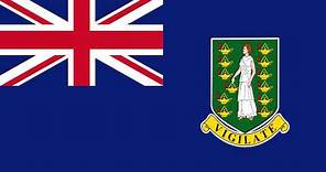 Bandera e Himno de Islas Vírgenes Británicas (Reino Unido) - Flag and Anthem of Virgen Islands (UK)