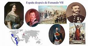 España después de Fernando VII