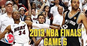 [FULL GAME] San Antonio Spurs vs. Miami Heat | 2013 NBA Finals Game 6 | NBA on ESPN